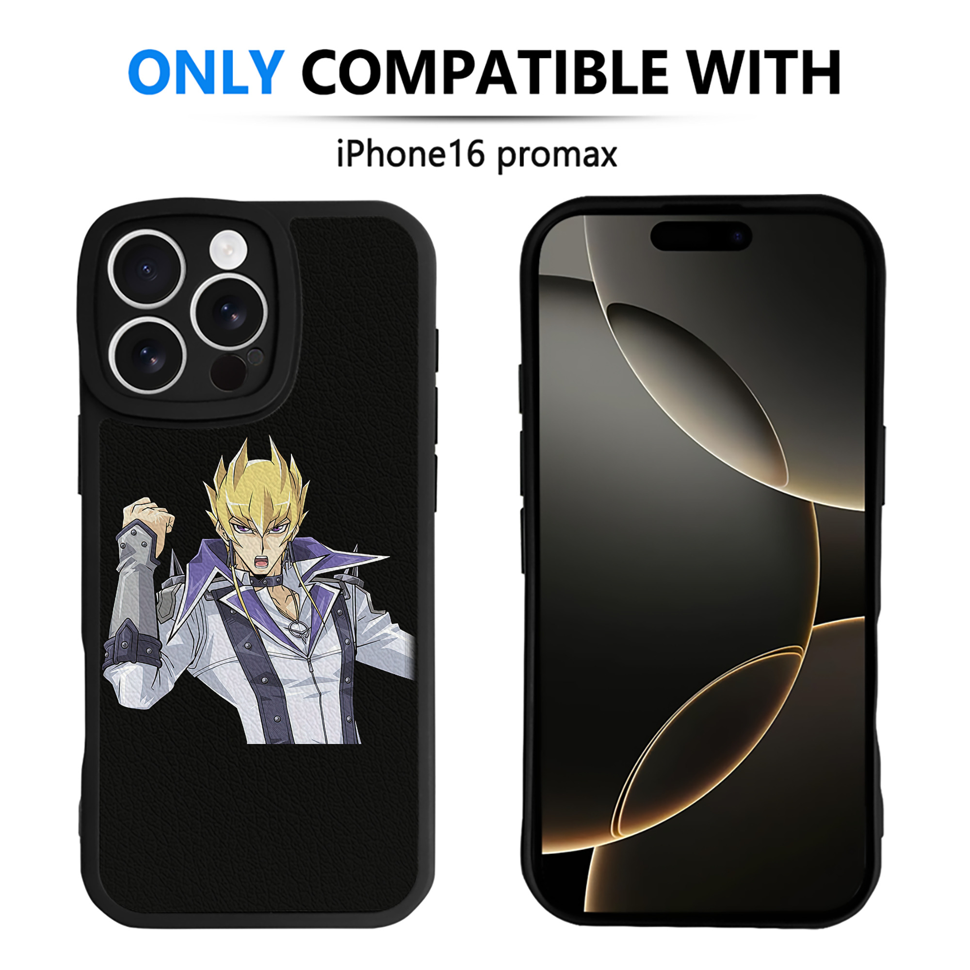 遊☆戯☆王 Yu-Gi-Oh! 【iPhone 16シリーズ対応】シリコンスマホケース（レザー調） 材質：シリコン